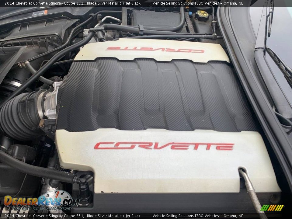2014 Chevrolet Corvette Stingray Coupe Z51 Blade Silver Metallic / Jet Black Photo #7