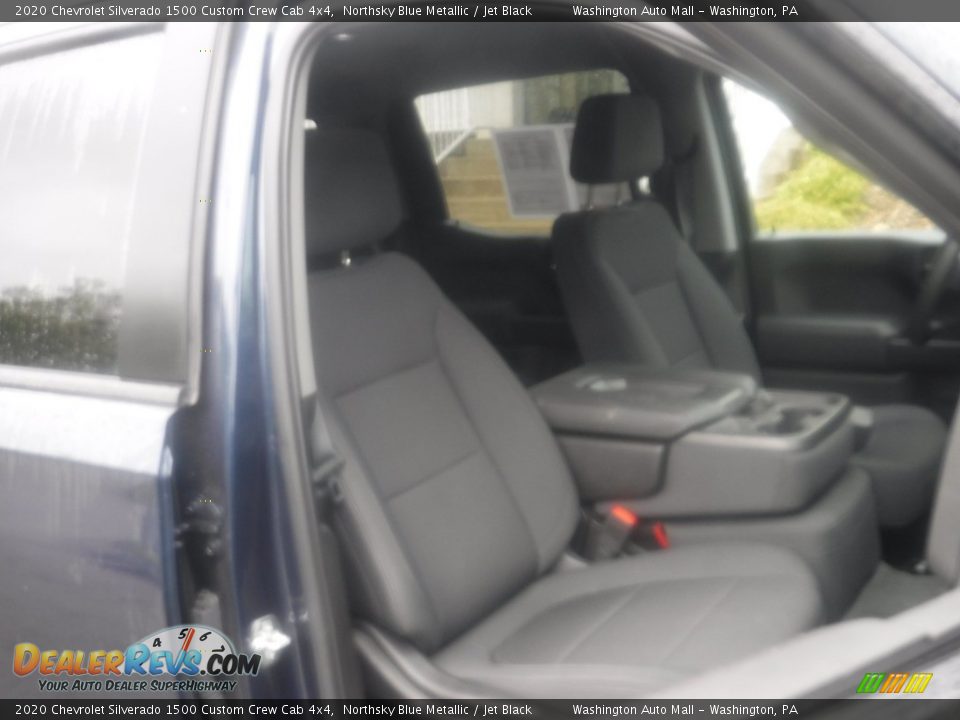 2020 Chevrolet Silverado 1500 Custom Crew Cab 4x4 Northsky Blue Metallic / Jet Black Photo #21