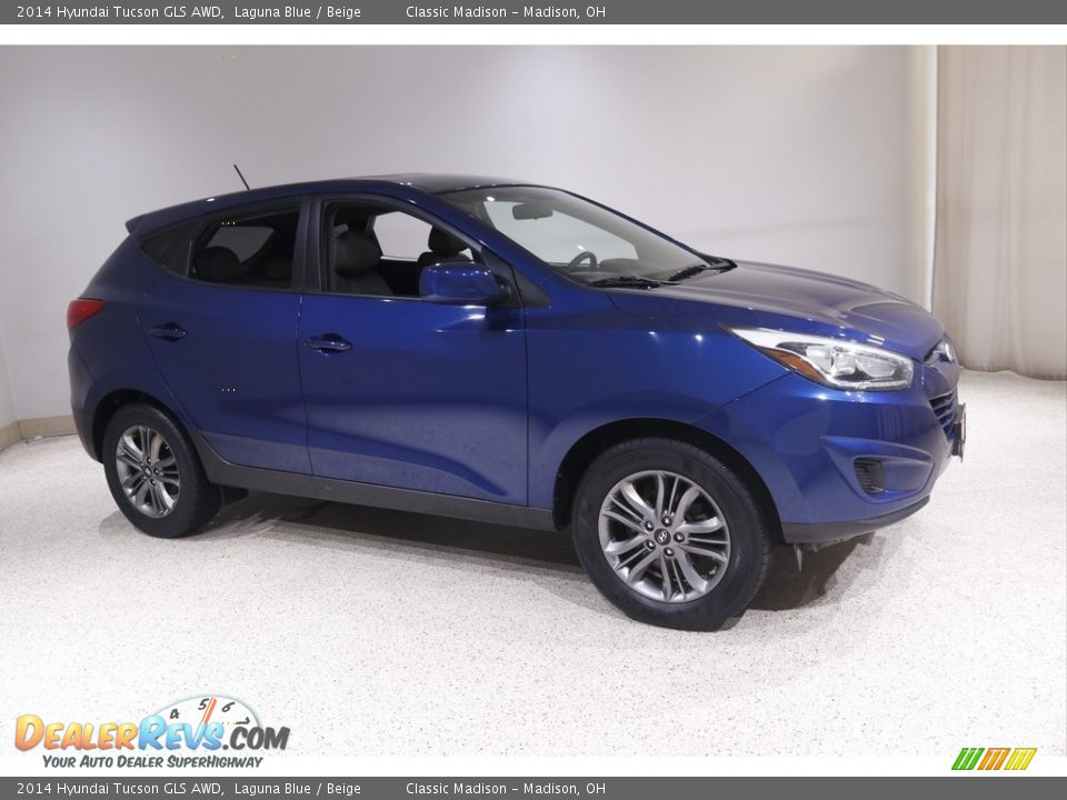 Laguna Blue 2014 Hyundai Tucson GLS AWD Photo #1