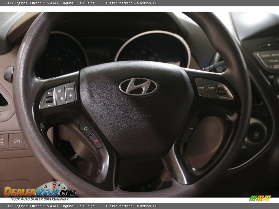 2014 Hyundai Tucson GLS AWD Steering Wheel Photo #7