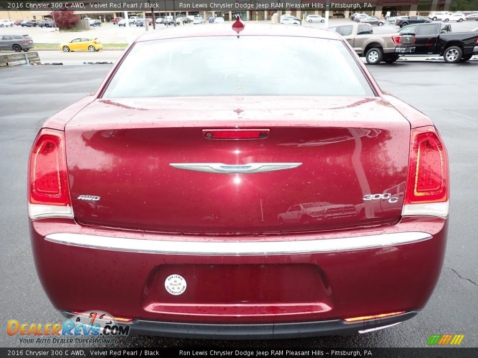 2016 Chrysler 300 C AWD Velvet Red Pearl / Black Photo #4