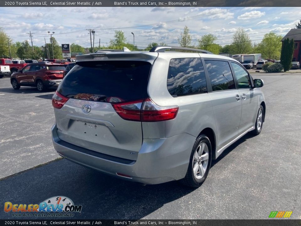 2020 Toyota Sienna LE Celestial Silver Metallic / Ash Photo #6