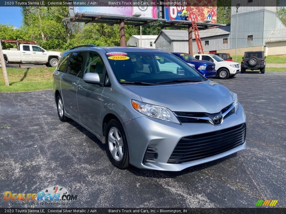 2020 Toyota Sienna LE Celestial Silver Metallic / Ash Photo #7