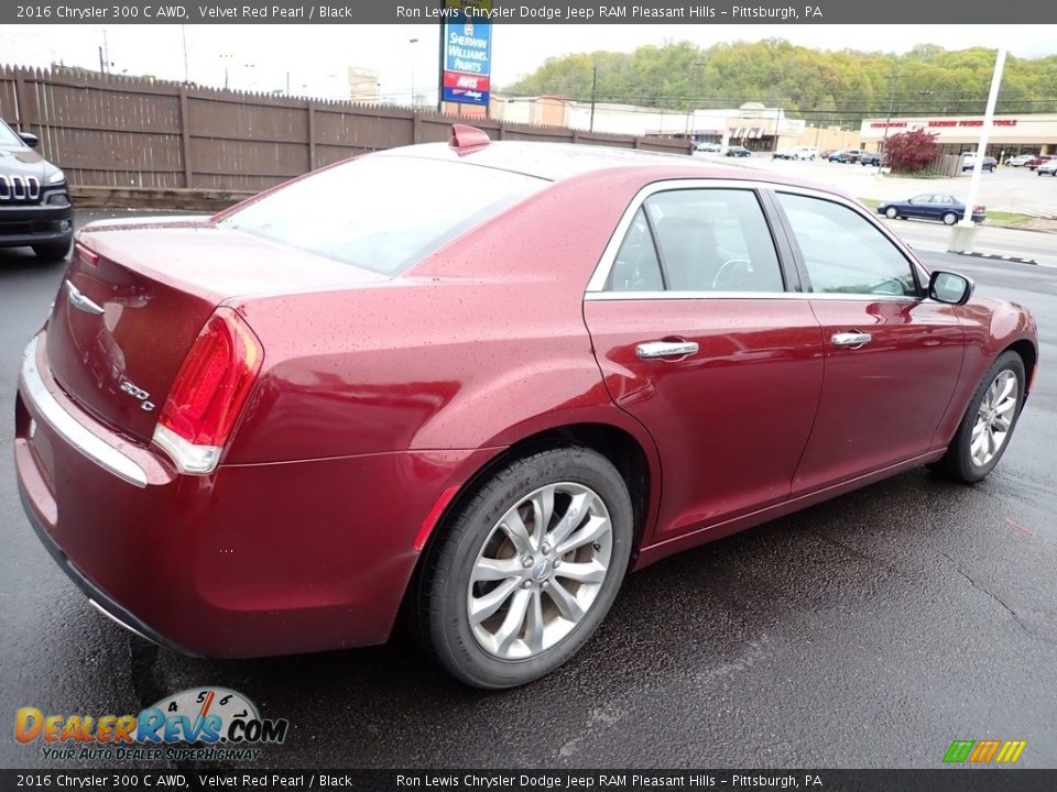 2016 Chrysler 300 C AWD Velvet Red Pearl / Black Photo #6