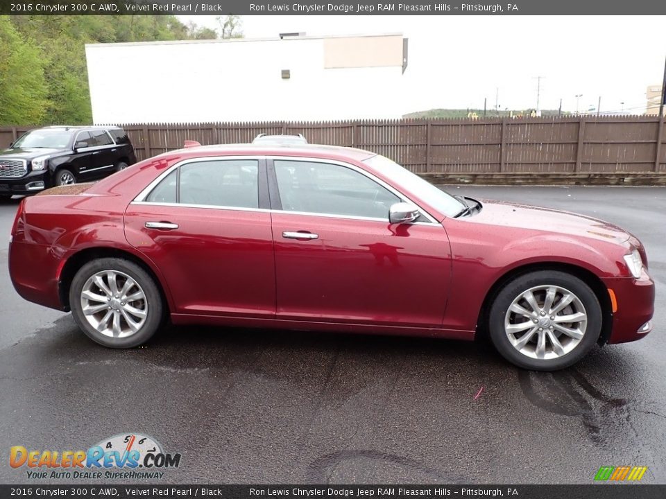 2016 Chrysler 300 C AWD Velvet Red Pearl / Black Photo #7