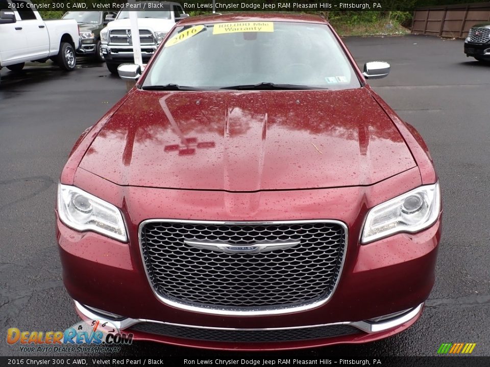 2016 Chrysler 300 C AWD Velvet Red Pearl / Black Photo #9