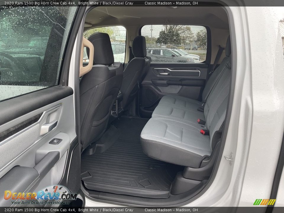 2020 Ram 1500 Big Horn Crew Cab 4x4 Bright White / Black/Diesel Gray Photo #3