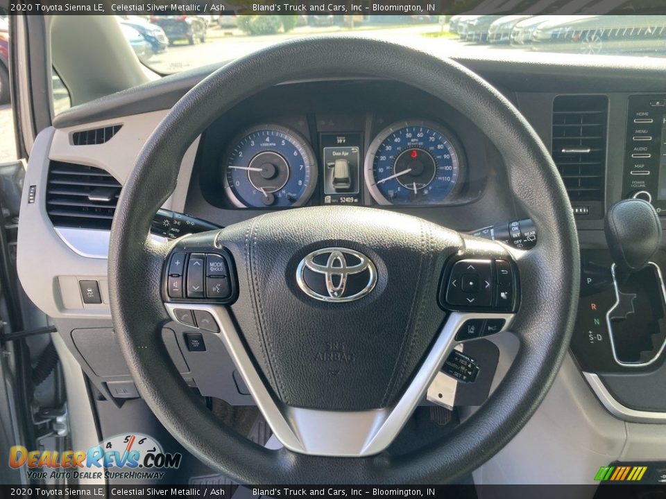 2020 Toyota Sienna LE Celestial Silver Metallic / Ash Photo #21