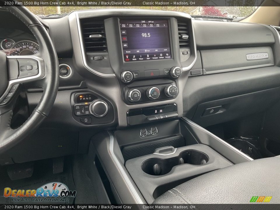 2020 Ram 1500 Big Horn Crew Cab 4x4 Bright White / Black/Diesel Gray Photo #6