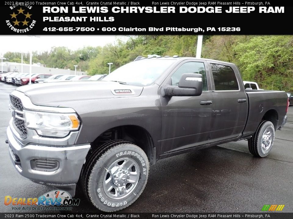 2023 Ram 2500 Tradesman Crew Cab 4x4 Granite Crystal Metallic / Black Photo #1