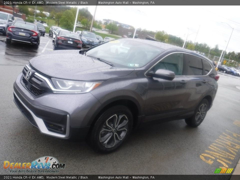 2021 Honda CR-V EX AWD Modern Steel Metallic / Black Photo #6