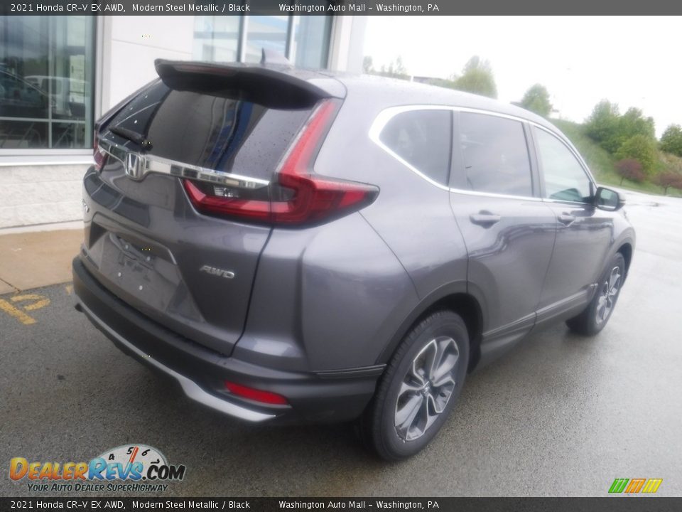 2021 Honda CR-V EX AWD Modern Steel Metallic / Black Photo #10