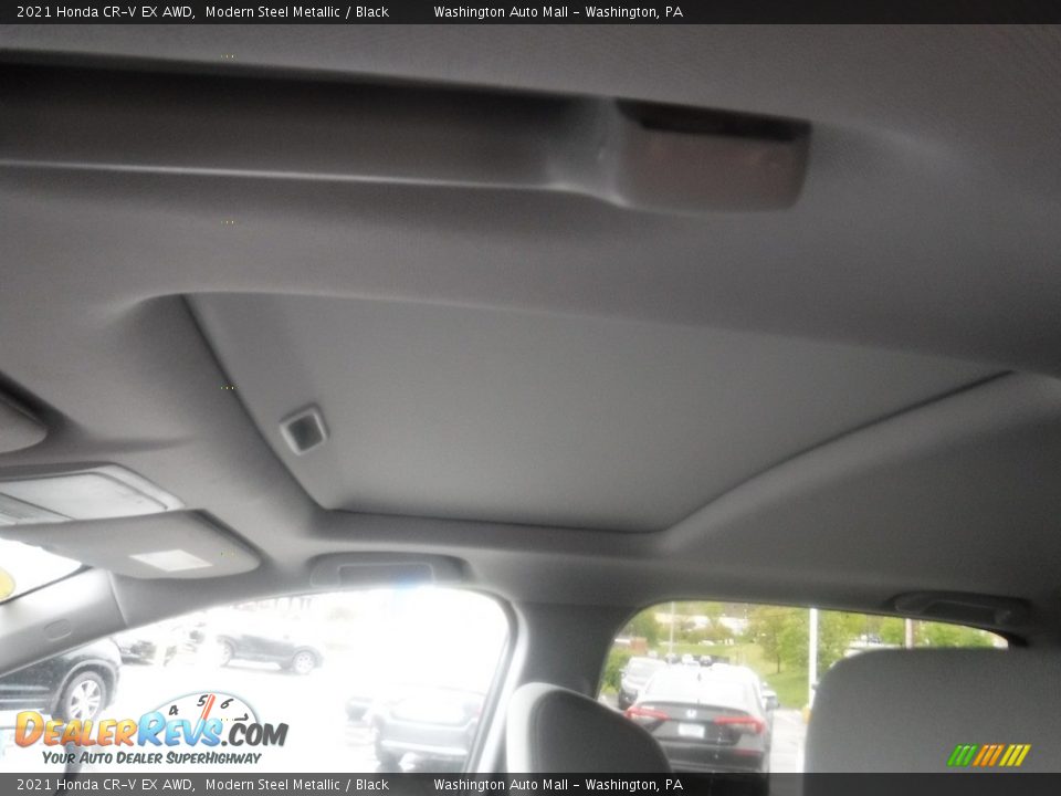 2021 Honda CR-V EX AWD Modern Steel Metallic / Black Photo #12