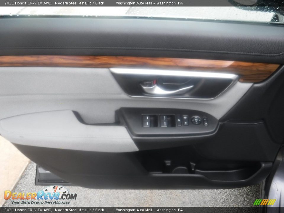 2021 Honda CR-V EX AWD Modern Steel Metallic / Black Photo #13