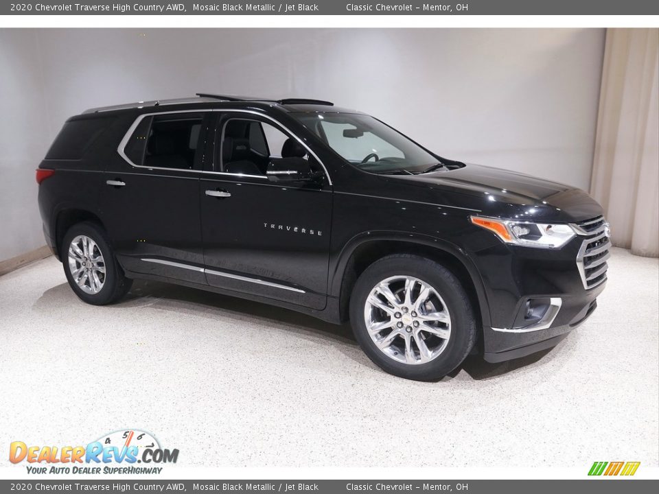 Mosaic Black Metallic 2020 Chevrolet Traverse High Country AWD Photo #1