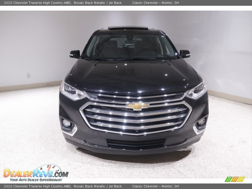 2020 Chevrolet Traverse High Country AWD Mosaic Black Metallic / Jet Black Photo #2