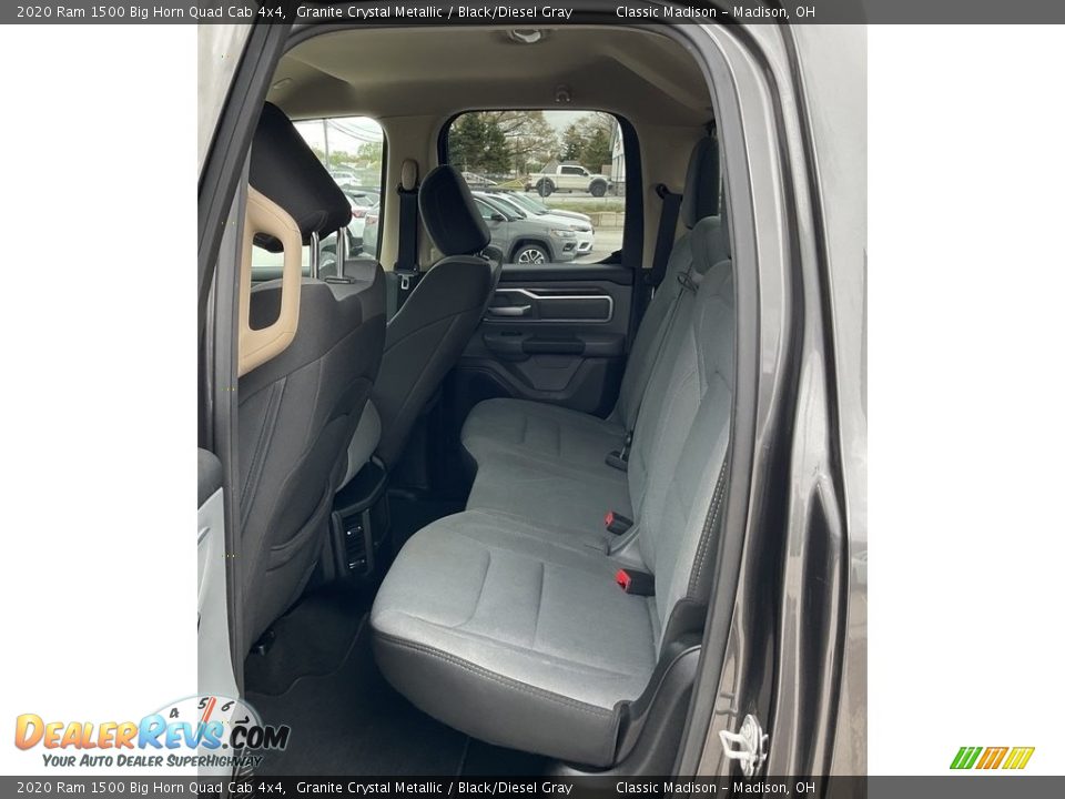 2020 Ram 1500 Big Horn Quad Cab 4x4 Granite Crystal Metallic / Black/Diesel Gray Photo #3