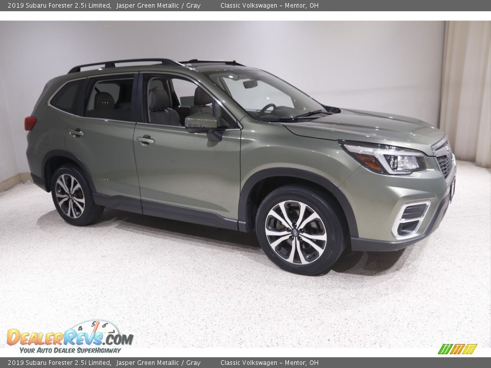 Jasper Green Metallic 2019 Subaru Forester 2.5i Limited Photo #1