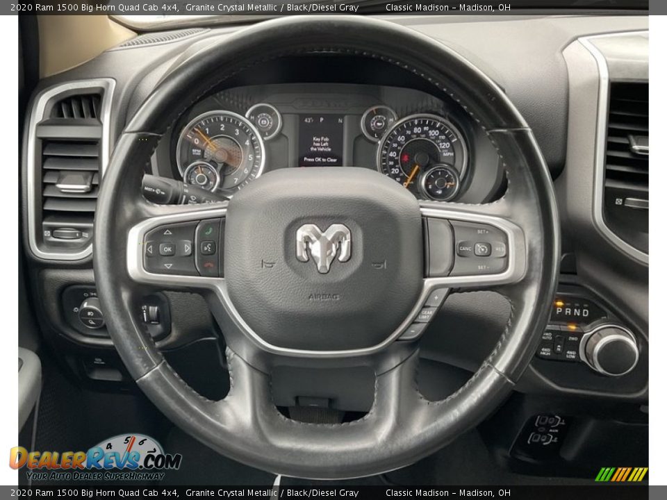 2020 Ram 1500 Big Horn Quad Cab 4x4 Granite Crystal Metallic / Black/Diesel Gray Photo #5