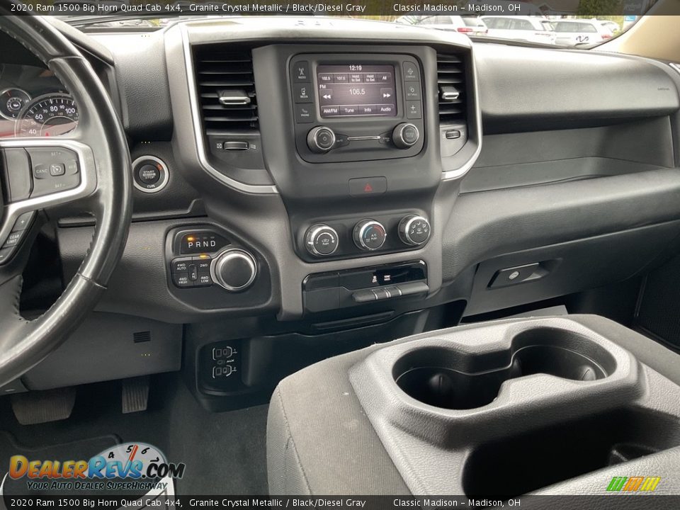 2020 Ram 1500 Big Horn Quad Cab 4x4 Granite Crystal Metallic / Black/Diesel Gray Photo #6