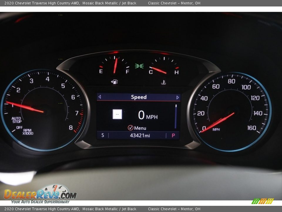 2020 Chevrolet Traverse High Country AWD Gauges Photo #8