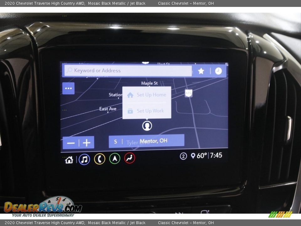 Navigation of 2020 Chevrolet Traverse High Country AWD Photo #12