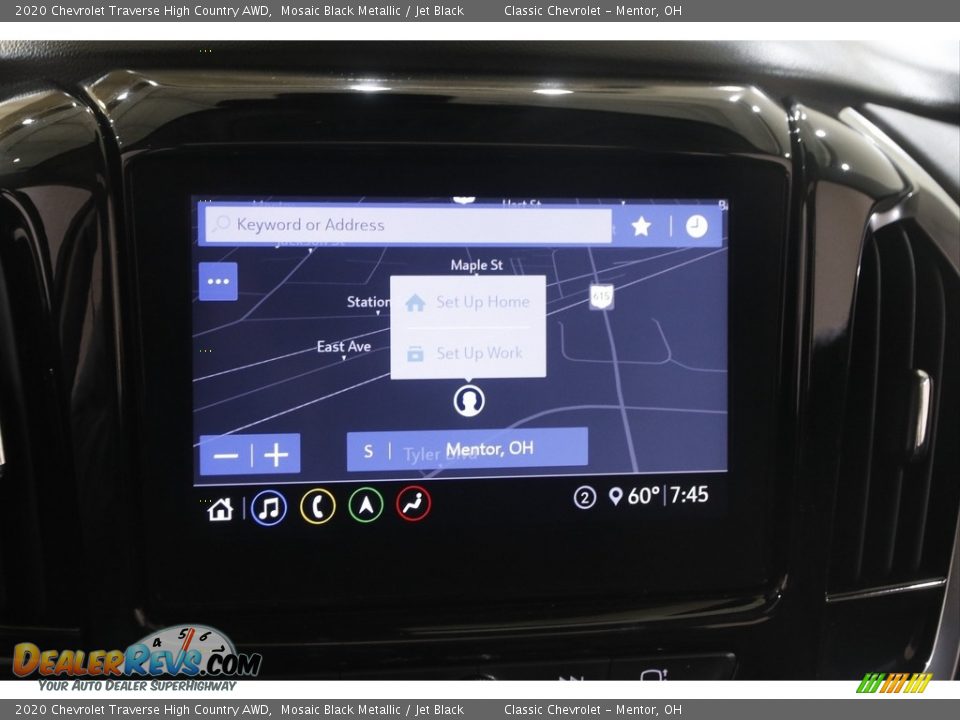 Navigation of 2020 Chevrolet Traverse High Country AWD Photo #12