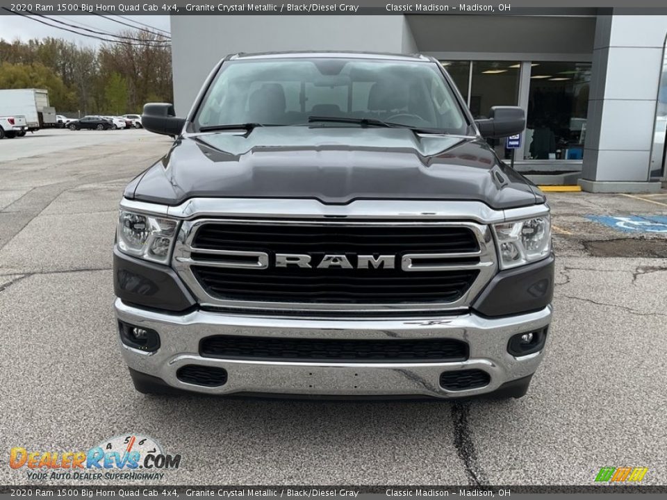 2020 Ram 1500 Big Horn Quad Cab 4x4 Granite Crystal Metallic / Black/Diesel Gray Photo #11