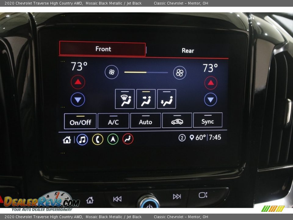 Controls of 2020 Chevrolet Traverse High Country AWD Photo #13