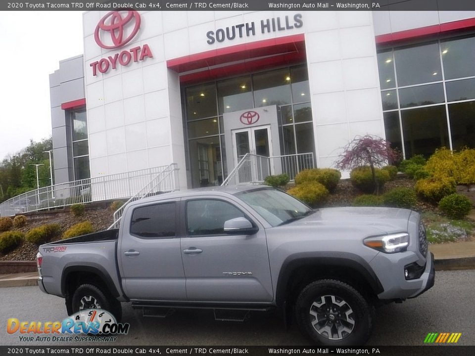 2020 Toyota Tacoma TRD Off Road Double Cab 4x4 Cement / TRD Cement/Black Photo #2