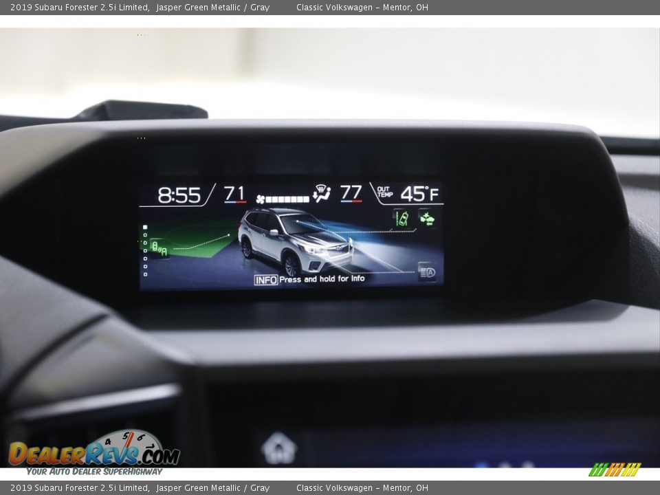 2019 Subaru Forester 2.5i Limited Jasper Green Metallic / Gray Photo #10