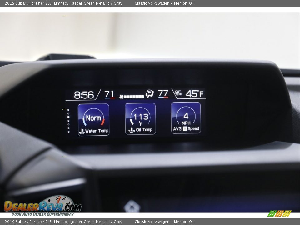 2019 Subaru Forester 2.5i Limited Jasper Green Metallic / Gray Photo #12