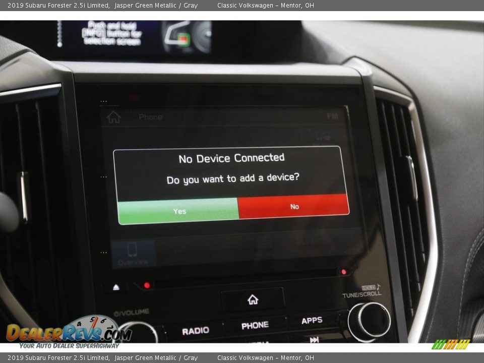 2019 Subaru Forester 2.5i Limited Jasper Green Metallic / Gray Photo #17