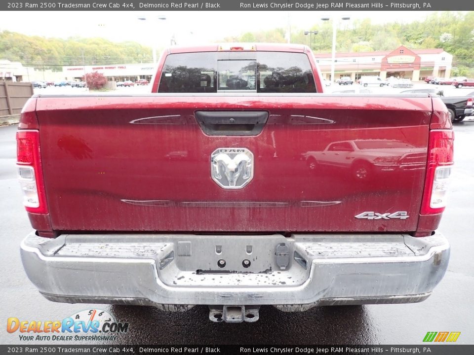 2023 Ram 2500 Tradesman Crew Cab 4x4 Delmonico Red Pearl / Black Photo #4