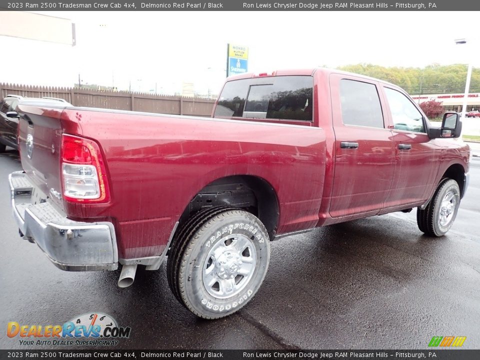 2023 Ram 2500 Tradesman Crew Cab 4x4 Delmonico Red Pearl / Black Photo #6