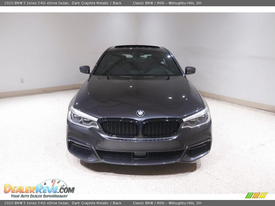 2020 BMW 5 Series 540i xDrive Sedan Dark Graphite Metallic / Black Photo #2