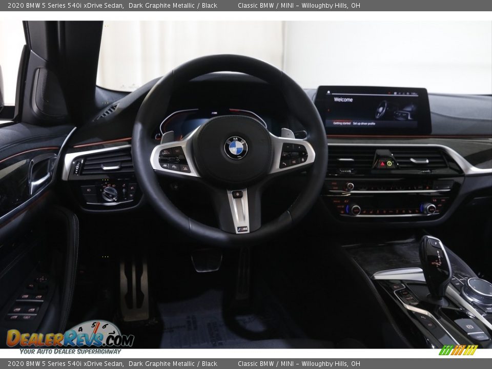 2020 BMW 5 Series 540i xDrive Sedan Dark Graphite Metallic / Black Photo #6