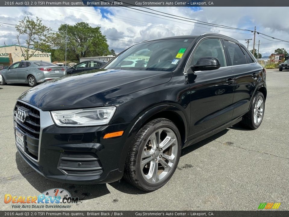 2016 Audi Q3 2.0 TSFI Premium Plus quattro Brilliant Black / Black Photo #3