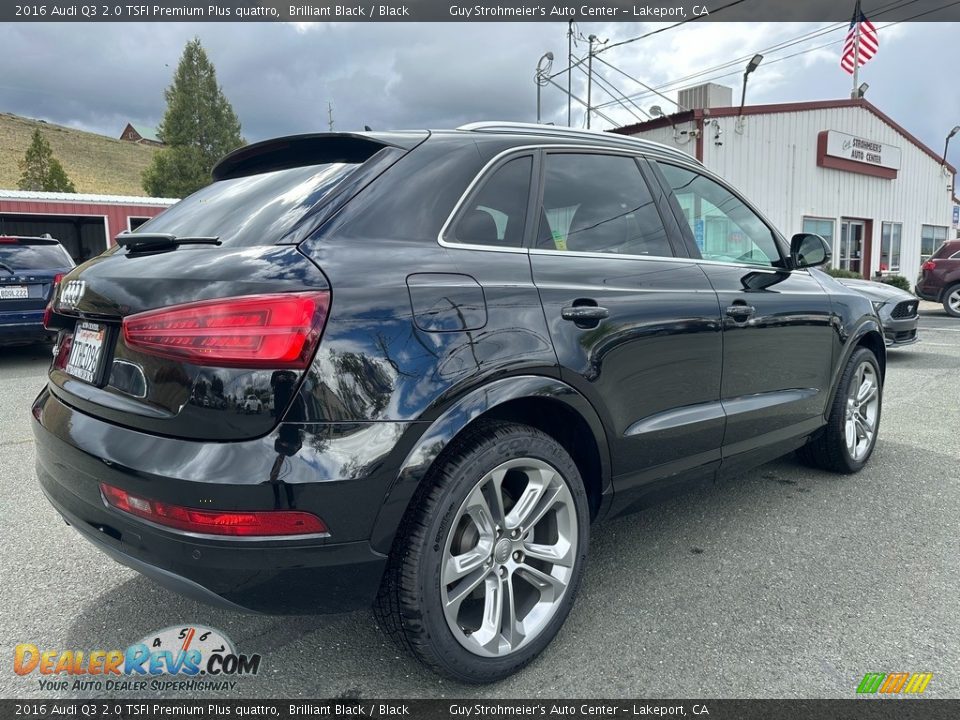 2016 Audi Q3 2.0 TSFI Premium Plus quattro Brilliant Black / Black Photo #6