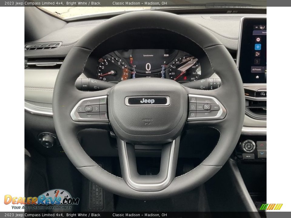 2023 Jeep Compass Limited 4x4 Bright White / Black Photo #5
