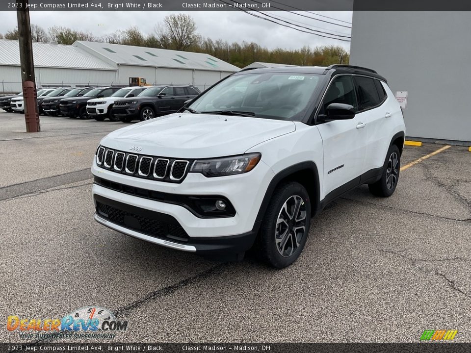 2023 Jeep Compass Limited 4x4 Bright White / Black Photo #7