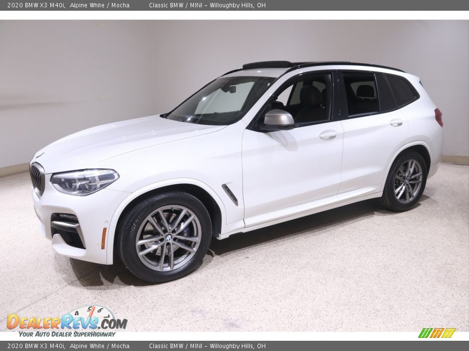 2020 BMW X3 M40i Alpine White / Mocha Photo #3