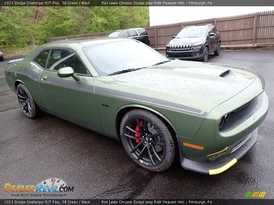 Front 3/4 View of 2023 Dodge Challenger R/T Plus Photo #8