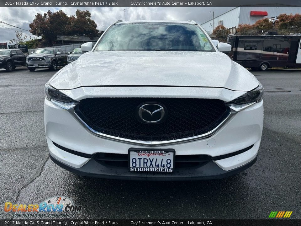 2017 Mazda CX-5 Grand Touring Crystal White Pearl / Black Photo #2