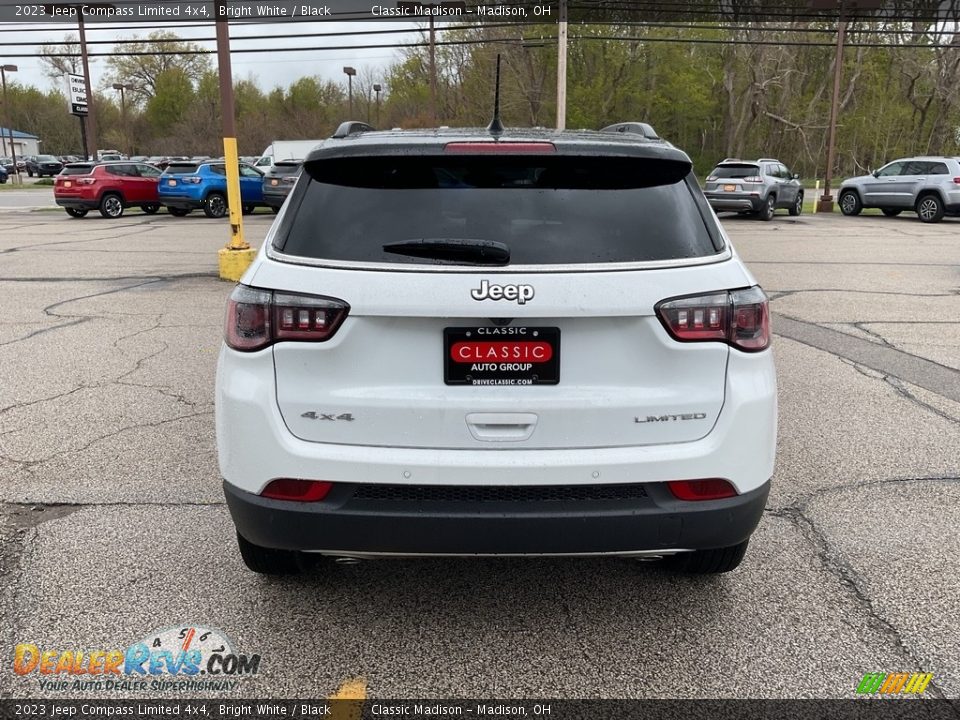 2023 Jeep Compass Limited 4x4 Bright White / Black Photo #12