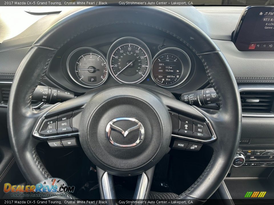 2017 Mazda CX-5 Grand Touring Steering Wheel Photo #8