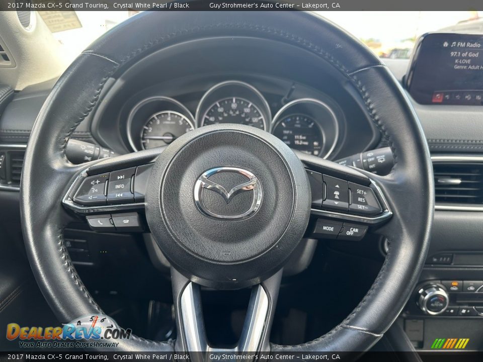2017 Mazda CX-5 Grand Touring Steering Wheel Photo #9