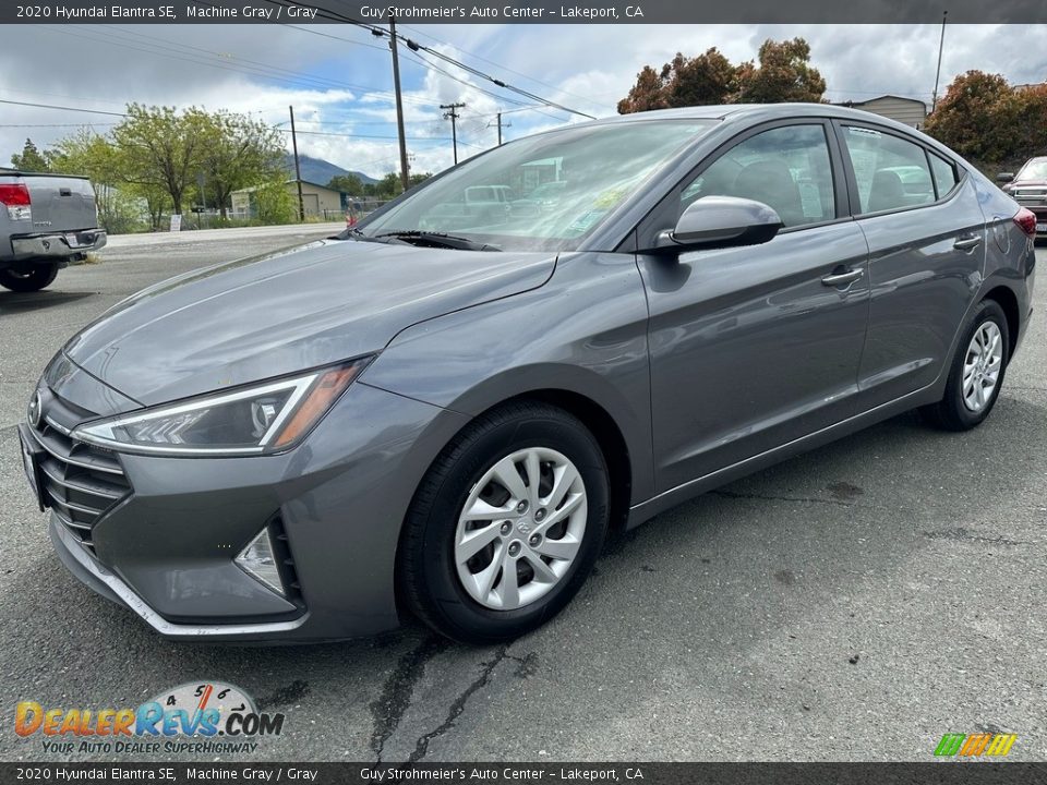 2020 Hyundai Elantra SE Machine Gray / Gray Photo #3