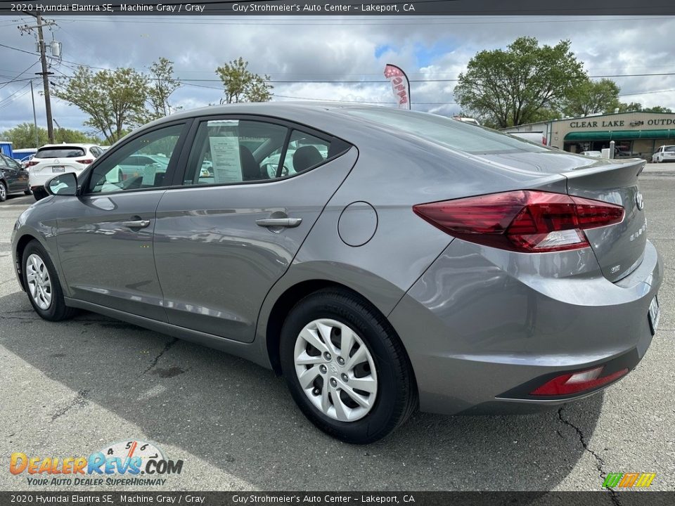 2020 Hyundai Elantra SE Machine Gray / Gray Photo #4