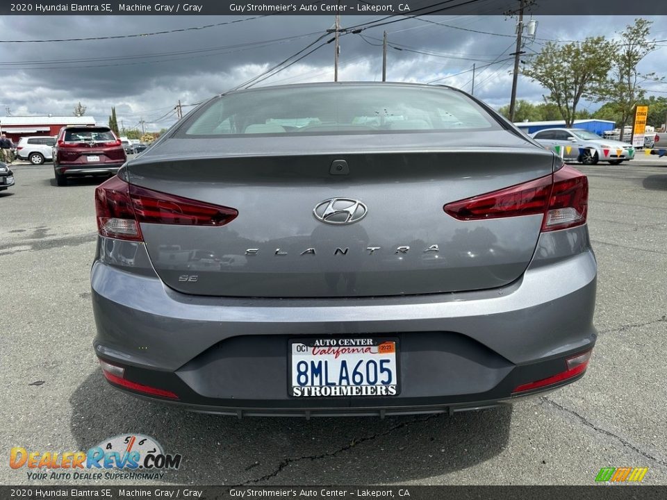 2020 Hyundai Elantra SE Machine Gray / Gray Photo #5